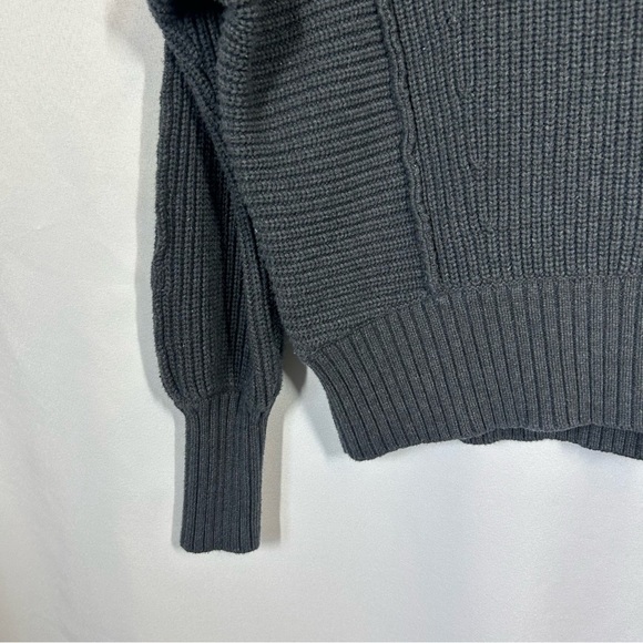 Zenana | Oversized Knit Sweater Dark Navy Blue Chunky Women's Size Medium - Picture 4 of 11